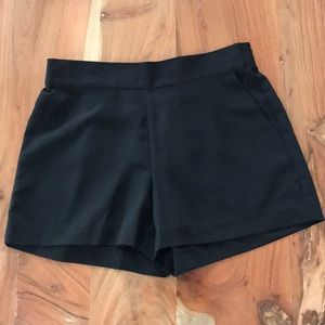 NWOT BP black crepe shorts